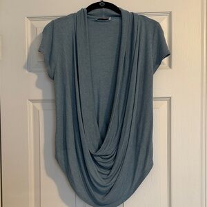 Body Central Light Blue Knit Top